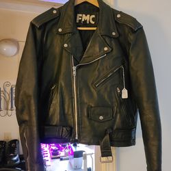 FMC Leather Motorcycle Jacket