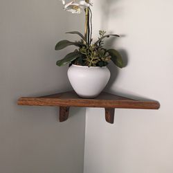 Corner Wooden Shelf