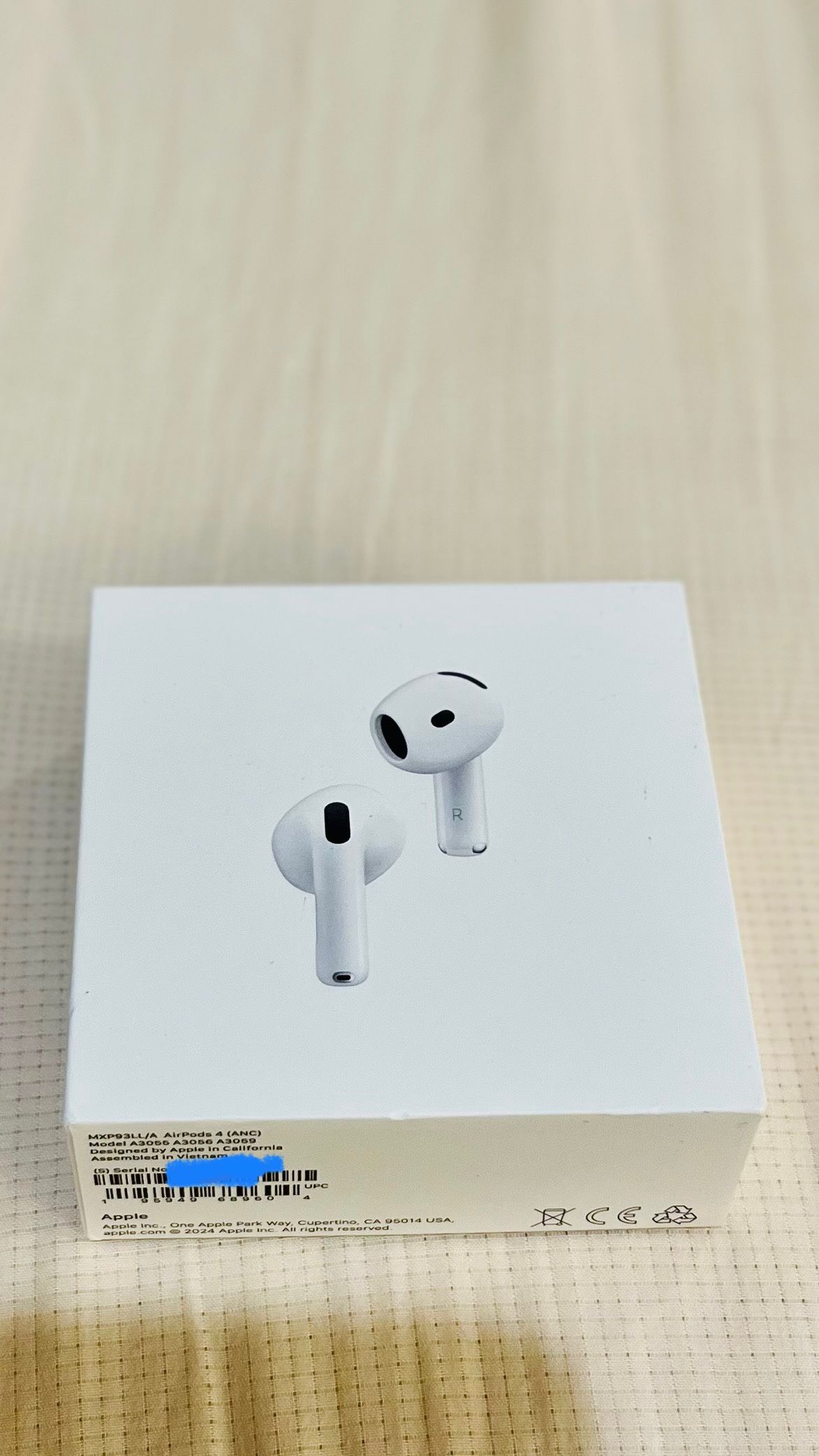 Apple AirPods 4 w/ Active Noise Cancellation