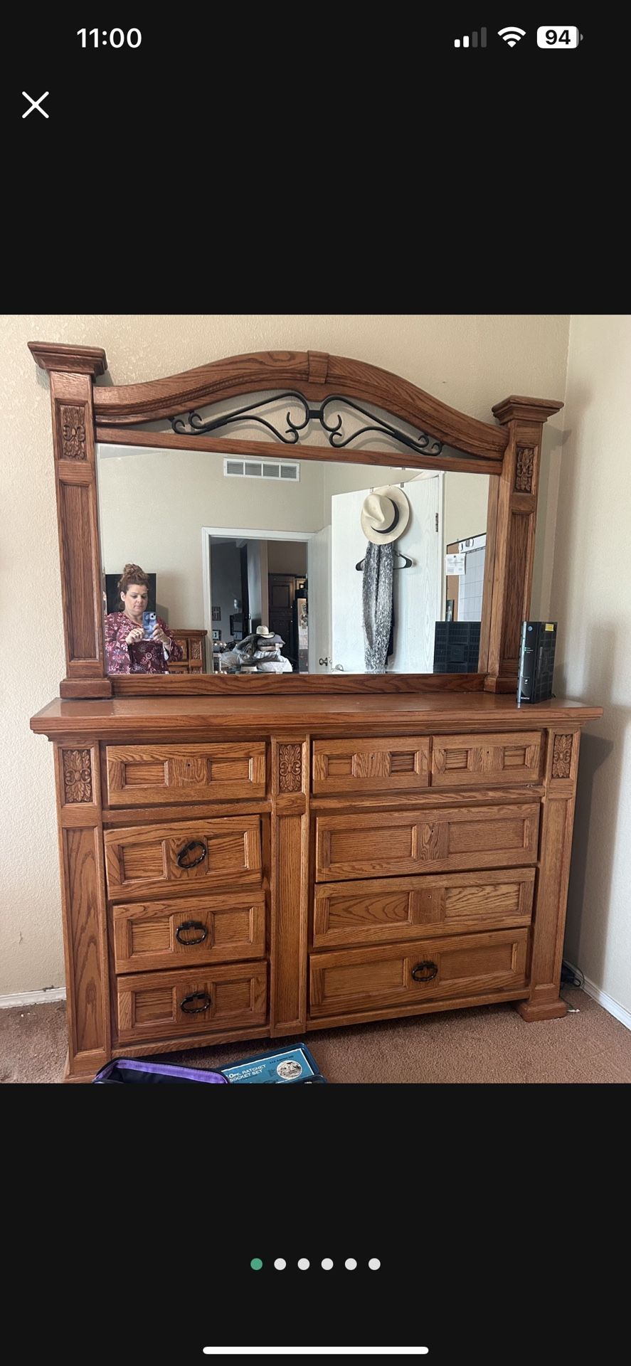 Used Queen Size Bedroom Set, As Is for Sale in Madera, CA OfferUp