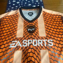 EA Sports FIFA Ultimate Team (FUT) Promo Jersey - Orange Hex Pattern