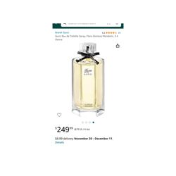 Original Gucci Eau de Toilette Spray, Flora Glorious Mandarin, 3.4 Ounce Spray amazing fragrance. Brand new goes for $249.00 mine lightly used