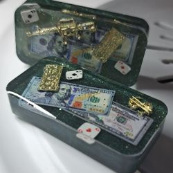 Gambling THEMED Dominoes CUSTOM ordered
