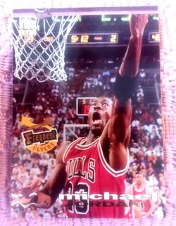Michael Jordan Stadium Club Frequent Flyers Card