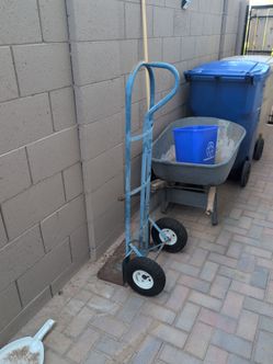 Blue Steel Hand Truck Dolly