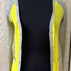 Yellow cardigan by xhilaration