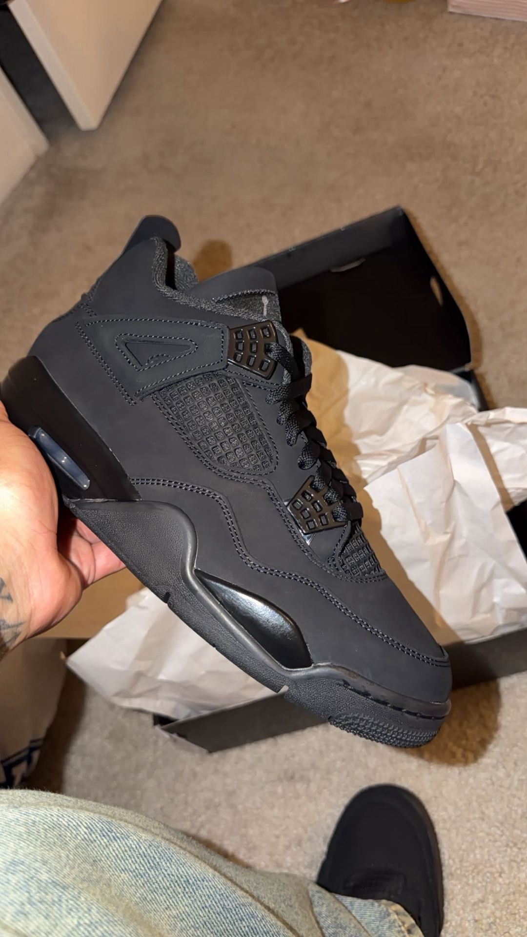 jordan 4 black cat 2025