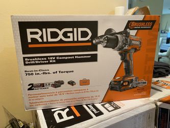 Ridgid Hammer drill new battery and charger included