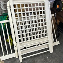 White Baby Crib