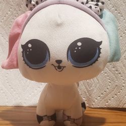 LOL  SURPRISE  PETS  PUPPY DOG 2019  STUFFED  PLUSH  TOY  APROX  6"INCHES  PRE-OWNED IN GOOD CONDITION 