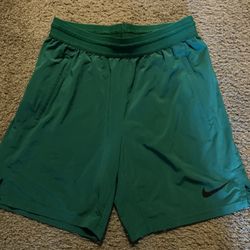 Nike Flex Vent Max Shorts Green Swoosh Challenge Tennis DM5950 - MED