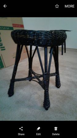 Cute Wicker Stool $10.
