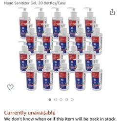 Case of 16-OZ 80% Alcohol Based Hand Sanitizer Gel