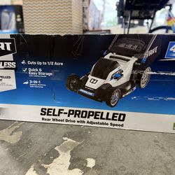 HART 40-Volt Cordless 20-inch Brushless Self Propelled Mower Kit, (1) 6.0 Ah Lithium-Ion Battery