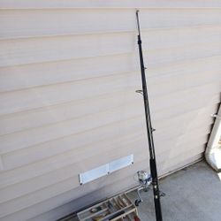 Fishing Pole With Tackle Box