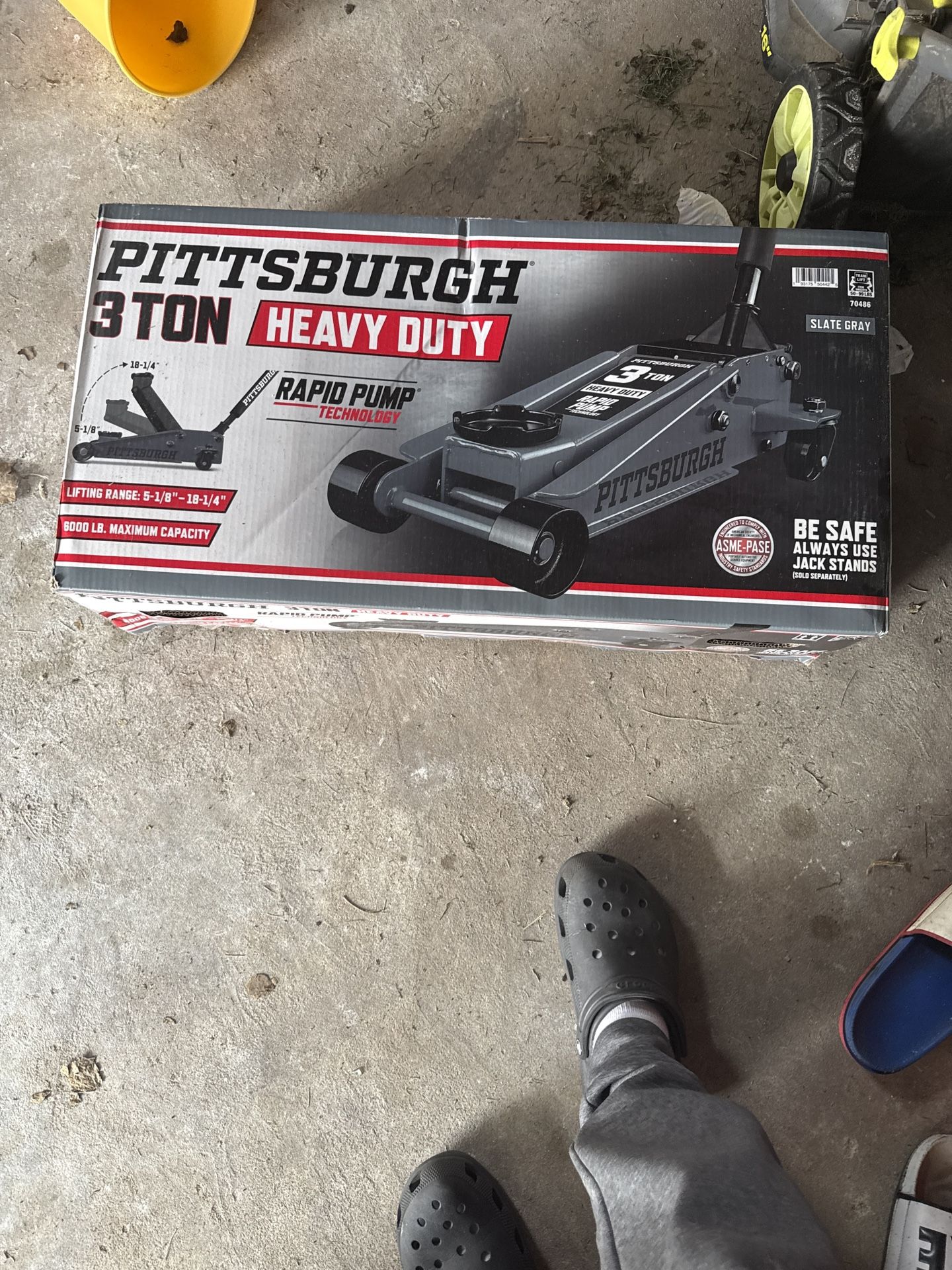 3 Ton Habor Freight Jack Brand New Rapid Pump