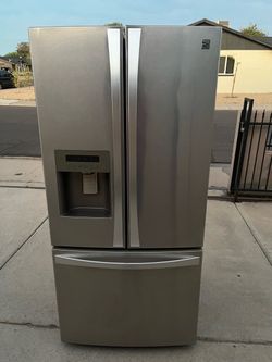 Refrigerator Kenmore Stainless Steel side 33x69 28 Depth