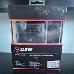 Microsoft Zune Home AV Pack Remote Power AC Adapter Charger Dock H7A-00001 Y2K