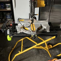 Dewalt DWS715 Saw - Stand - Hood Cover for indoors
