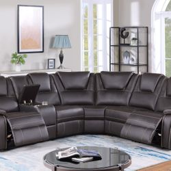 🏈NEW Recliner Sectionals $999 3Colors😎