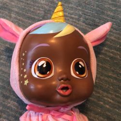 Cry Babies Dreamy Doll With Unicorn Outfit