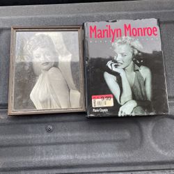 Marilyn Monroe Book And Frame $30