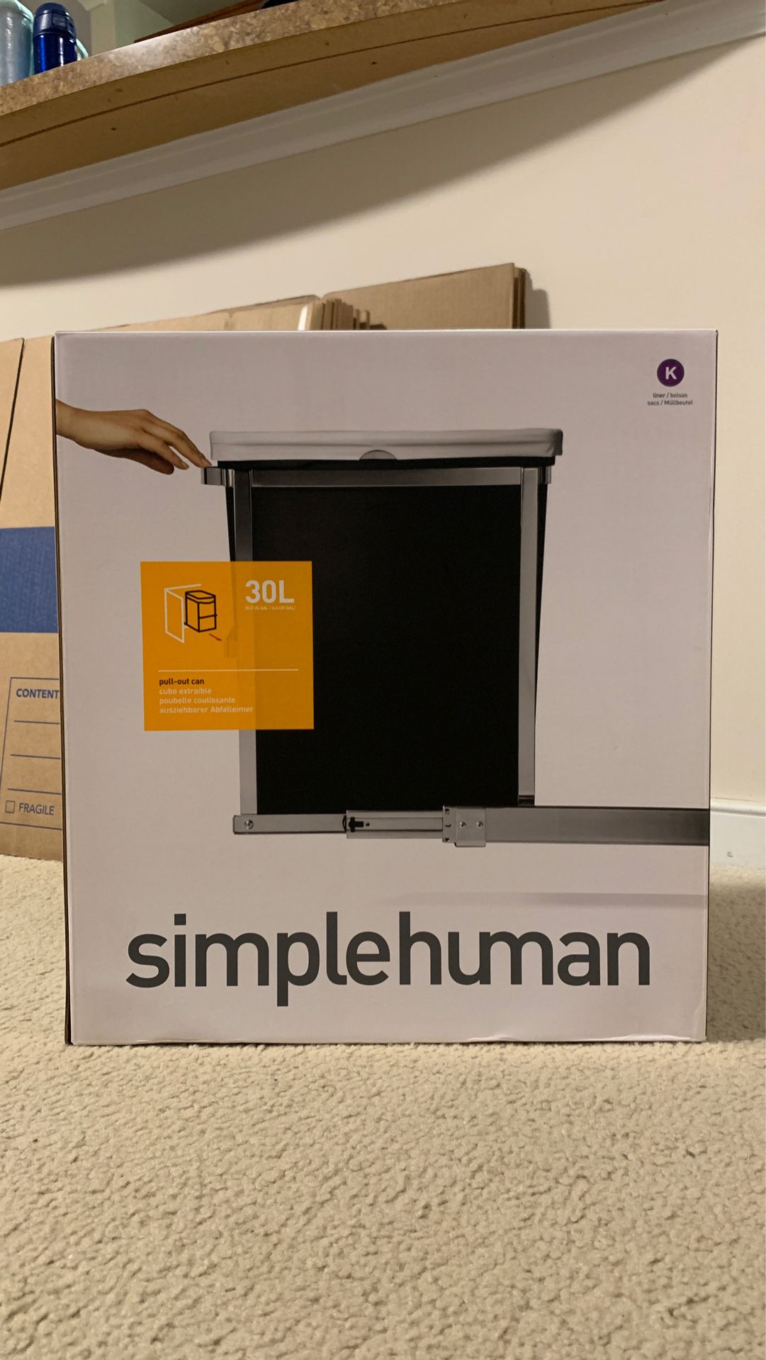 Simplehuman In-Cabinet Trash Can