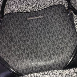 MK black crossbody purse