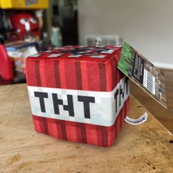 Minecraft TNT plush toy