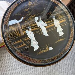 Chinese black lacquer Coffee Table 