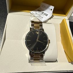 (Brand New) Movado Swiss Watch // Silver & Gold 