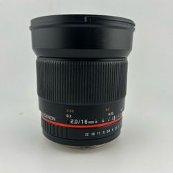 Rokinon 16mm T2.2 ED AS UMC CS Cine Wide Angle Prime Lens For Canon EF~ Read