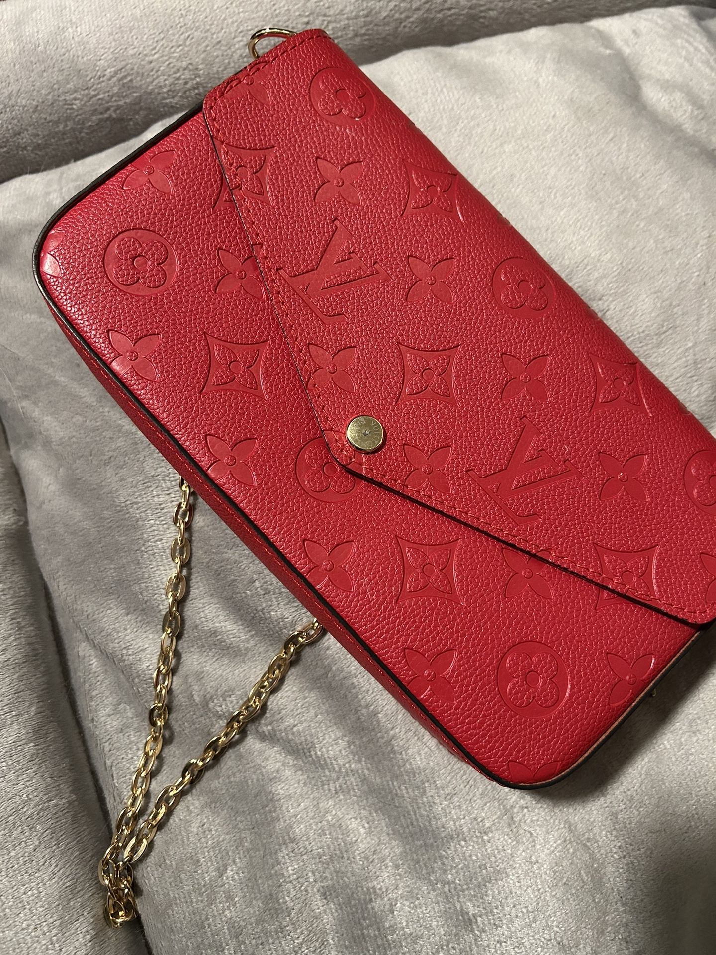 Louise Vuitton Red Purse