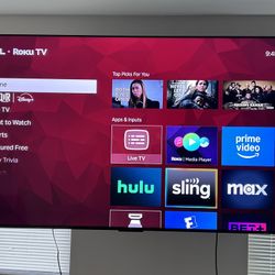 85 Inch TCL Roku Tv For Sale 650 Or Best Offer 