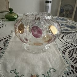 Vintage Decorative Glass Bowl 