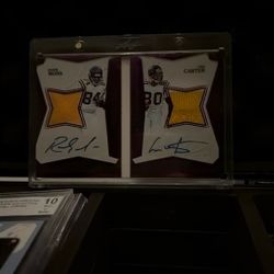 Cris Carter/Randy Moss Double Booked Auto 1/8 