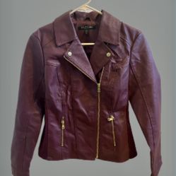 Women’s Small Baccini Faux Leather Jacket 