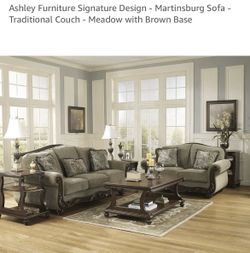 Sofa and loveseat