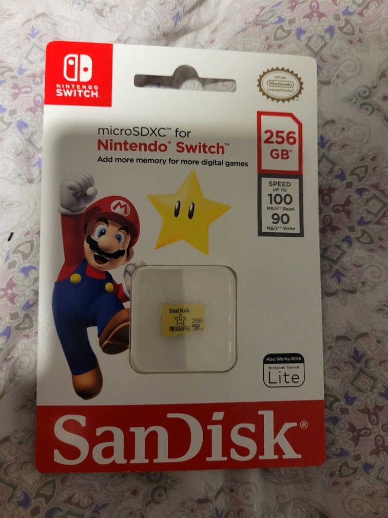 SanDisk 256 Gb For Nintendo Switch