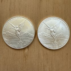2023 & 2024 Mexico 1 oz silver Libertad ( With Capsules)
