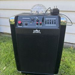 KaraoKing wireless karaoke machine with a disco ball