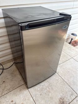 3.0 cu. ft. Upright Freezer in Black/Stainless Steel  in GOOD working condition!