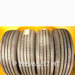 4 New Tires For Sale 265/65/17 We Service Motorcycle Tires