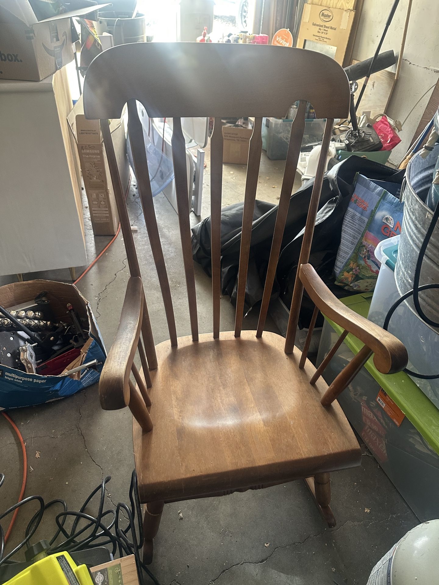 Vintage Wood Rocking Chair