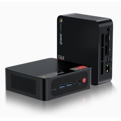 Beelink SER5 MAX Mini PC, AMD Ryzen 7 7735HS (8C/16T, up to 4.75GHz), 24GB LPDDR5 500GB PCIe4.0 SSD, Wins 11 Pro Mini Computer Supports 4K@120Hz Tripl