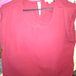 WOMEN'S RED BLOUSE....