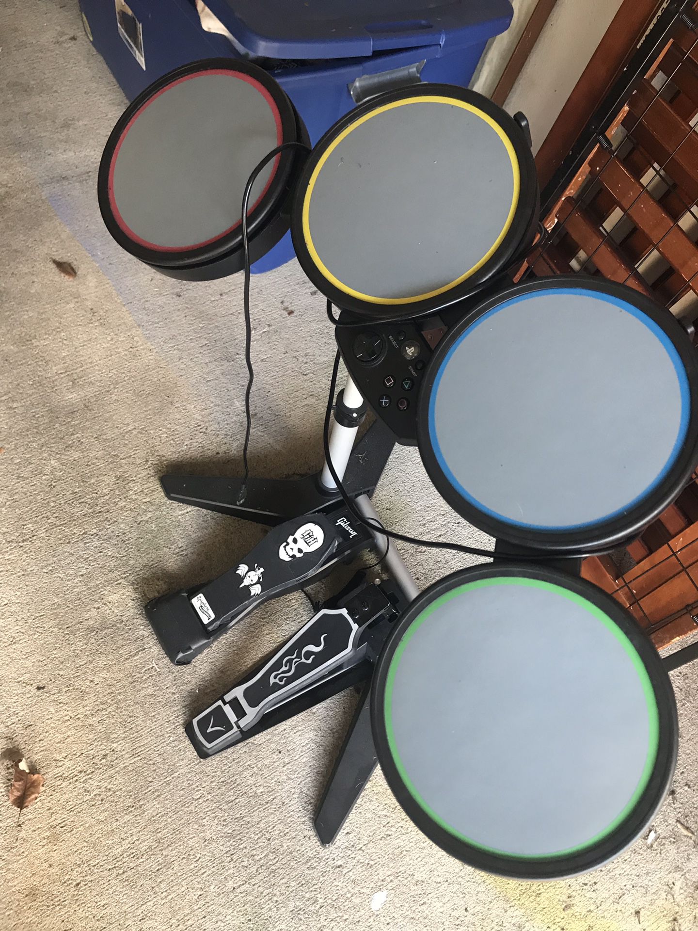 Drum set compatible for PlayStation