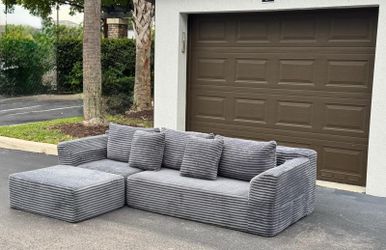 Couch/Sofa Sectional - Microfiber - Delivery Available 🚛