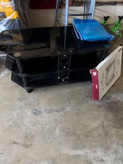 $30  glass tv stand