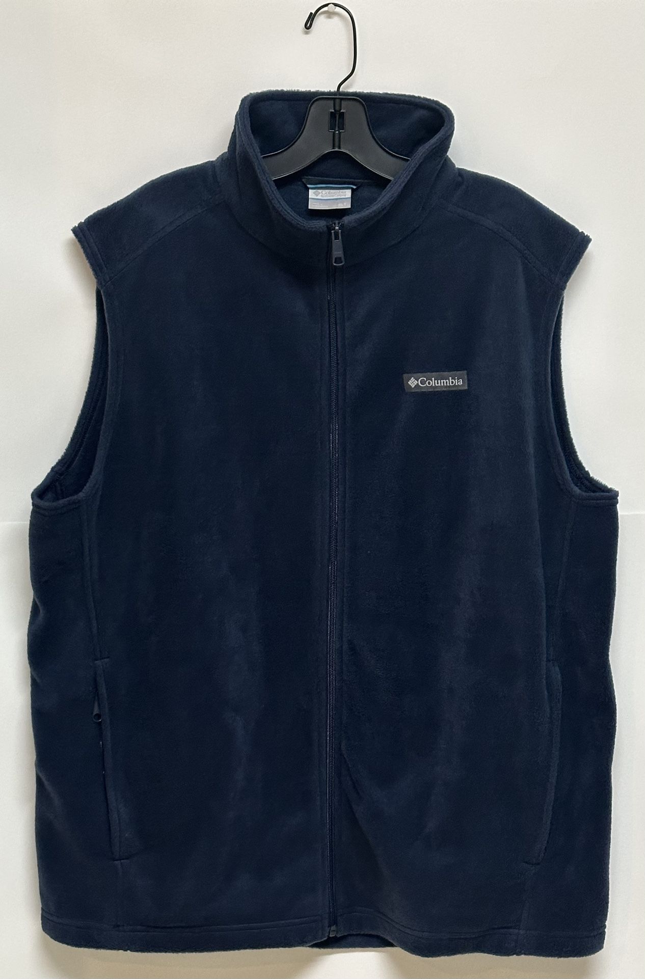 Columbia Men’s Blue Castle Dale Full Zip Sleeveless Fleece Jacket Size XLT
